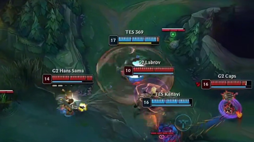 369游龙拉扯,一人成军切双C,TES 1:0 G2先下一城 #TES对战G2  #S15淘汰赛