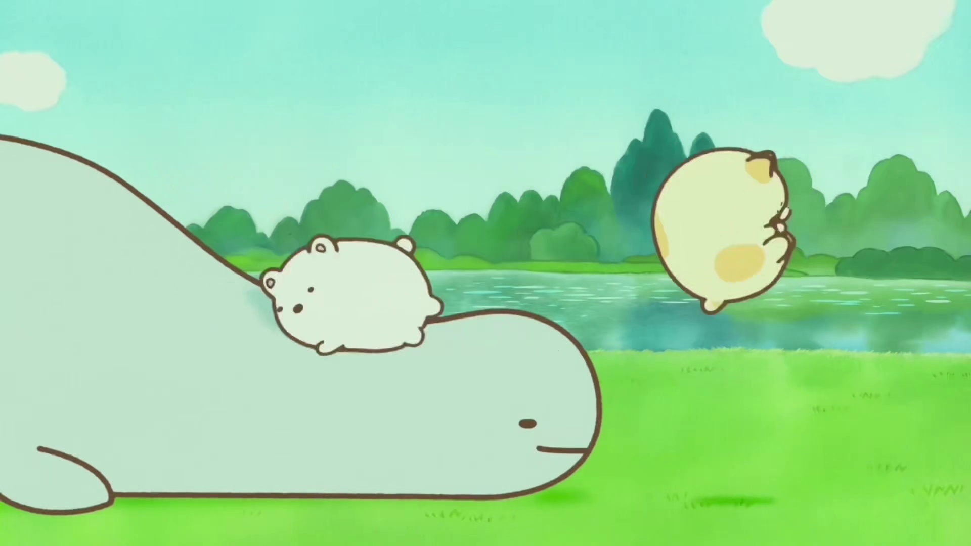 一口气看完可爱治愈动漫：角落小伙伴 蓝色月夜的魔法之子。 #