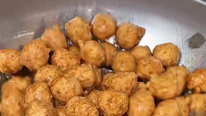 爆火的炸丸子吃到了，太过瘾了！大连美食丸福吉