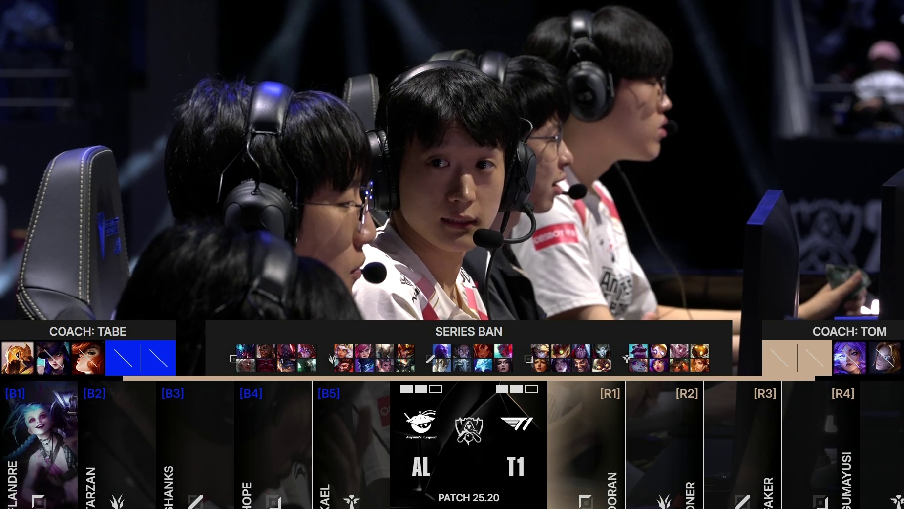 【第五局】AL vs T1 S15八强赛第五场BP