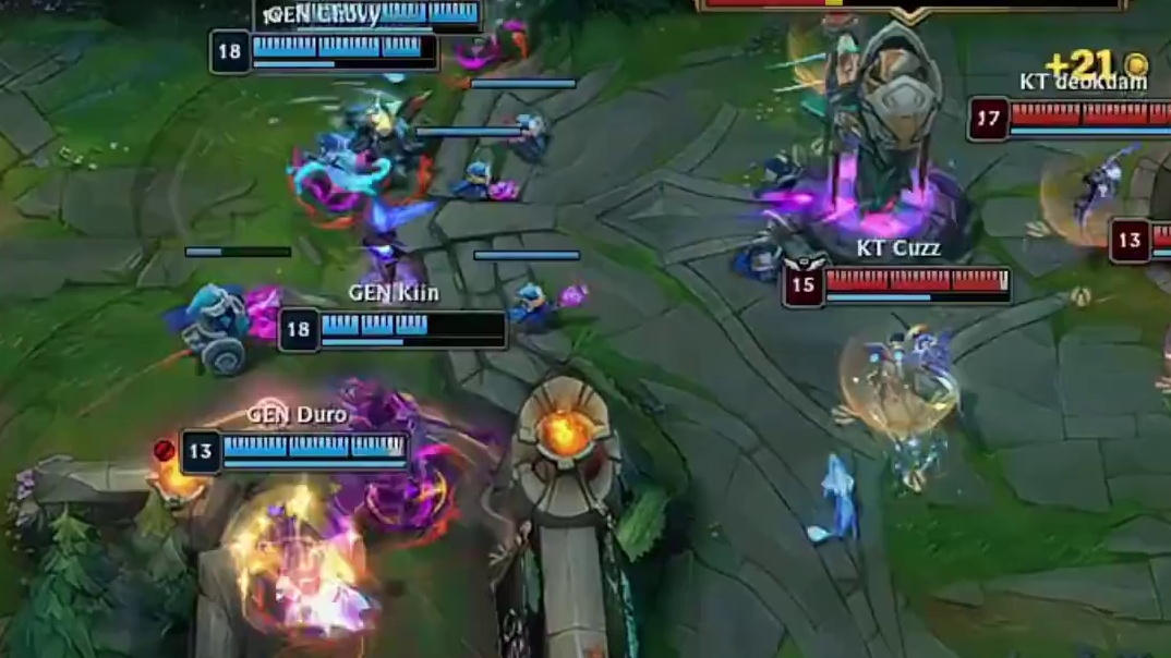 Bdd手法永恩发力，KT延续8小局连胜, KT 1：0领先GEN
#GEN对战KT  #S15淘汰赛