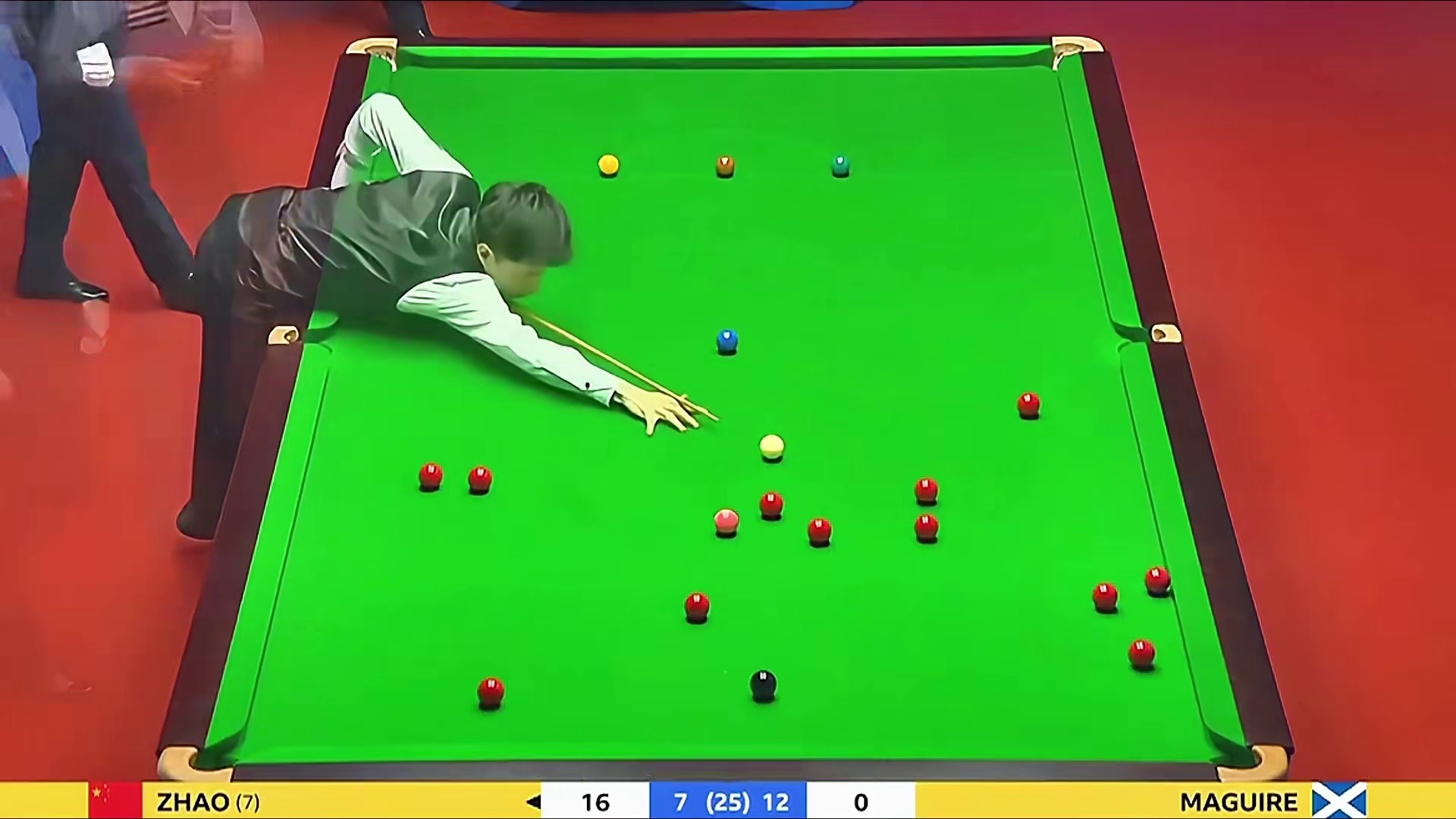 马奎尔看不起赵心童，骚操作开局炸散球堆