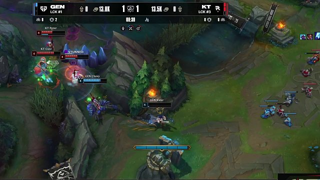 【第四局】Bdd蛇女大招定三人，Chovy冰女也拿下击杀，双方1换1