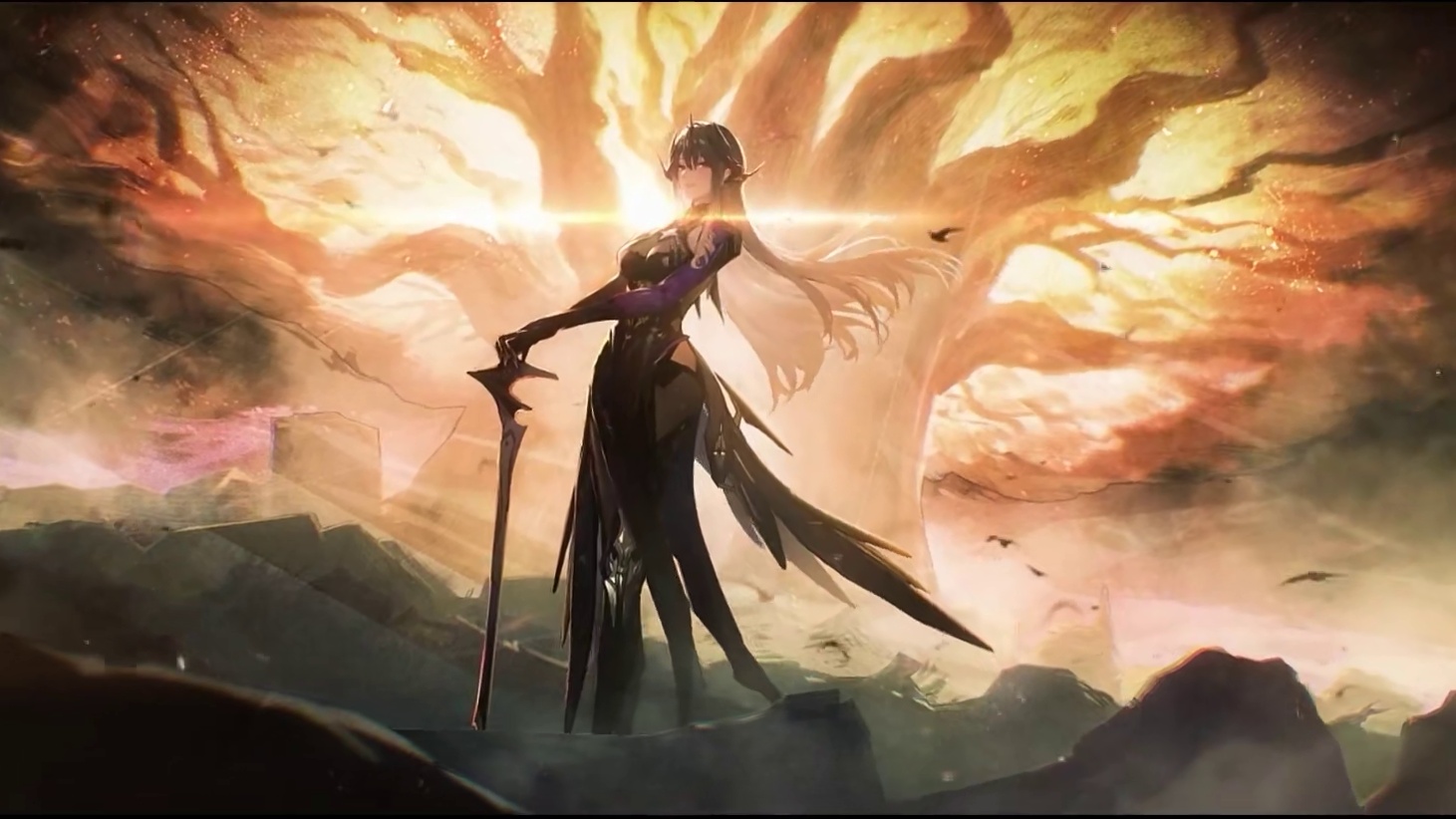 #战双帕弥什 远行与归途
 旧日高墙破碎，生者跋涉于通向过去和未来的洪流之中，踏上各自的征途。
#眠