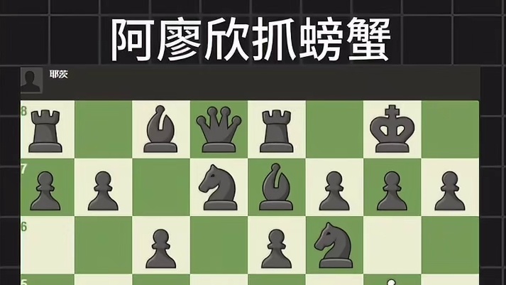 阿廖欣抓螃蟹：螃蟹出钳自爆弱点 #国际象棋 #国际象棋苏苏 #苏羊国际象棋