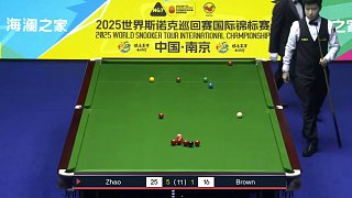 2025南京國際錦標(biāo)賽：趙心童vs布朗