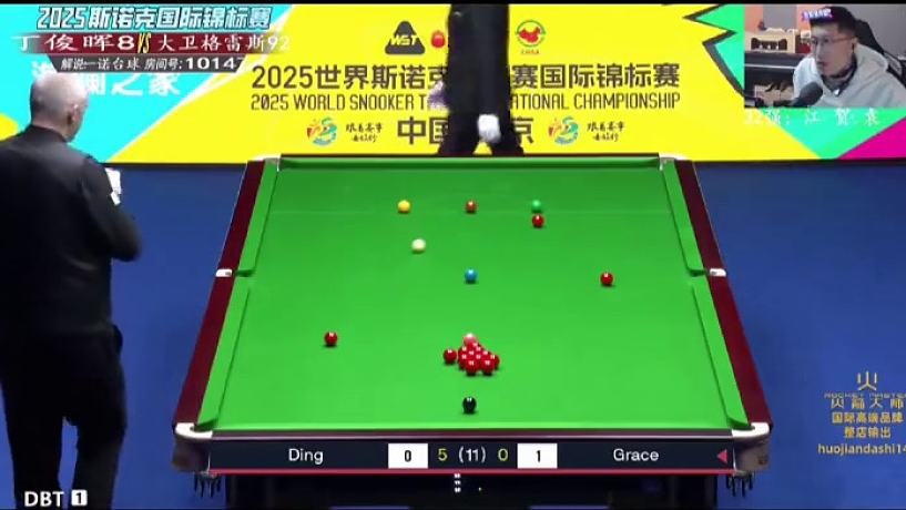 丁俊暉打出4桿破百，一桿50+成功0封大衛(wèi) #臺(tái)球 #斯諾克 #丁俊暉#國(guó)錦賽 #一諾臺(tái)球解說(shuō)