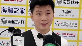 趙心童6-1戰(zhàn)勝奧利弗·布朗后出席賽后發(fā)布會(huì)