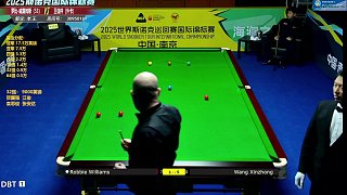 王信仲VS羅比-威廉姆斯 第7局 王單局逆轉(zhuǎn)獲勝晉級(jí)片段