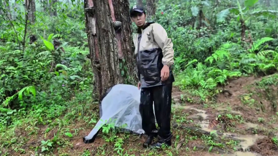 暴雨闪电露营️暴雨露营！