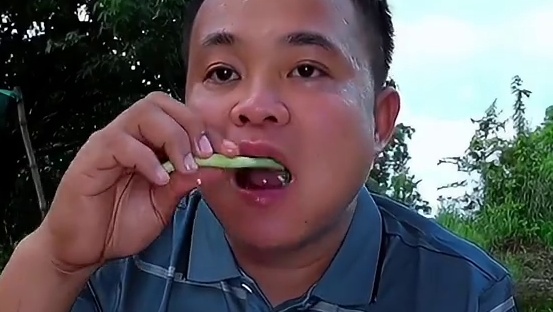 新鲜长豆角泰式大毛肚凉拌米粉