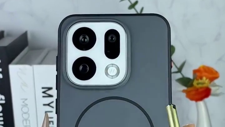 OPPOFindX9pro肤感细圈磁吸手机壳，镜头加高保护