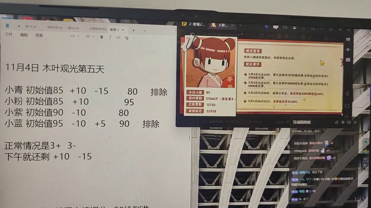 木叶观光第五天，11月4日，中午12点