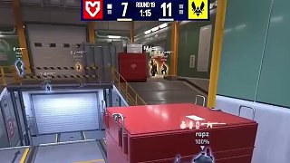 責(zé)任神！ropz單B鐵板四殺拿下賽點(diǎn)！