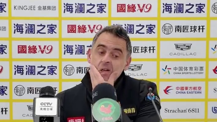 奥沙利文：中国为世界带来太多美好事物，是我去过最好的地方 #