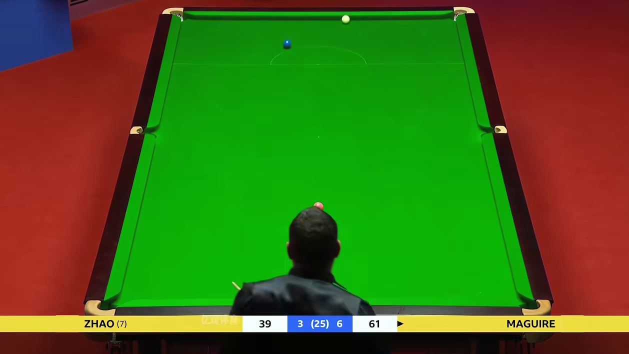 马奎尔超四分以为稳赢，故意养袋口戏耍赵心童，最终惨遭极限反杀(1)