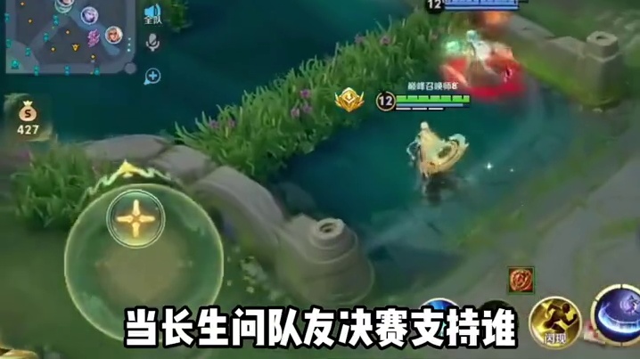 当长生问巅峰赛队友决赛支持谁