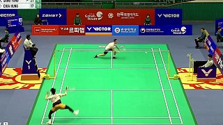 呂家弘嘗試調(diào)整戰(zhàn)術(shù)，樸相龍強(qiáng)大的攻防能力占據(jù)絕對(duì)主動(dòng)，再下一城