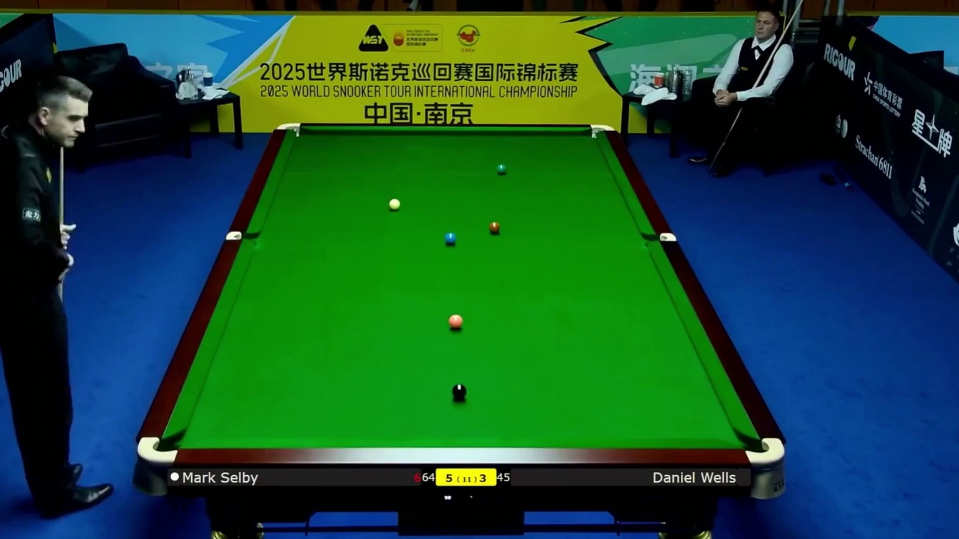 2025南京国锦赛：塞尔比6-3战胜威尔斯晋级16强