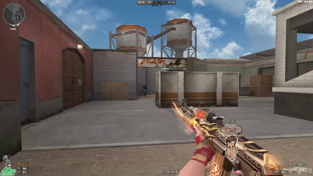 CF争BA杯进行中，背闪技巧手册和闪光弹-争霸可弄