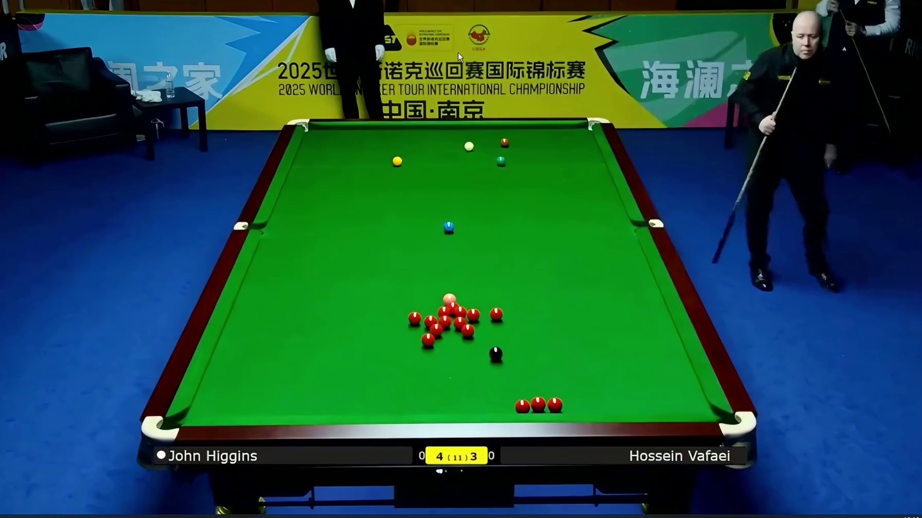 2025斯诺克国锦赛：希金斯vs瓦菲