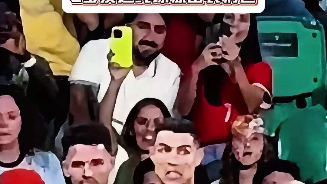 C罗发边线球惊出表情包，这也太可爱了