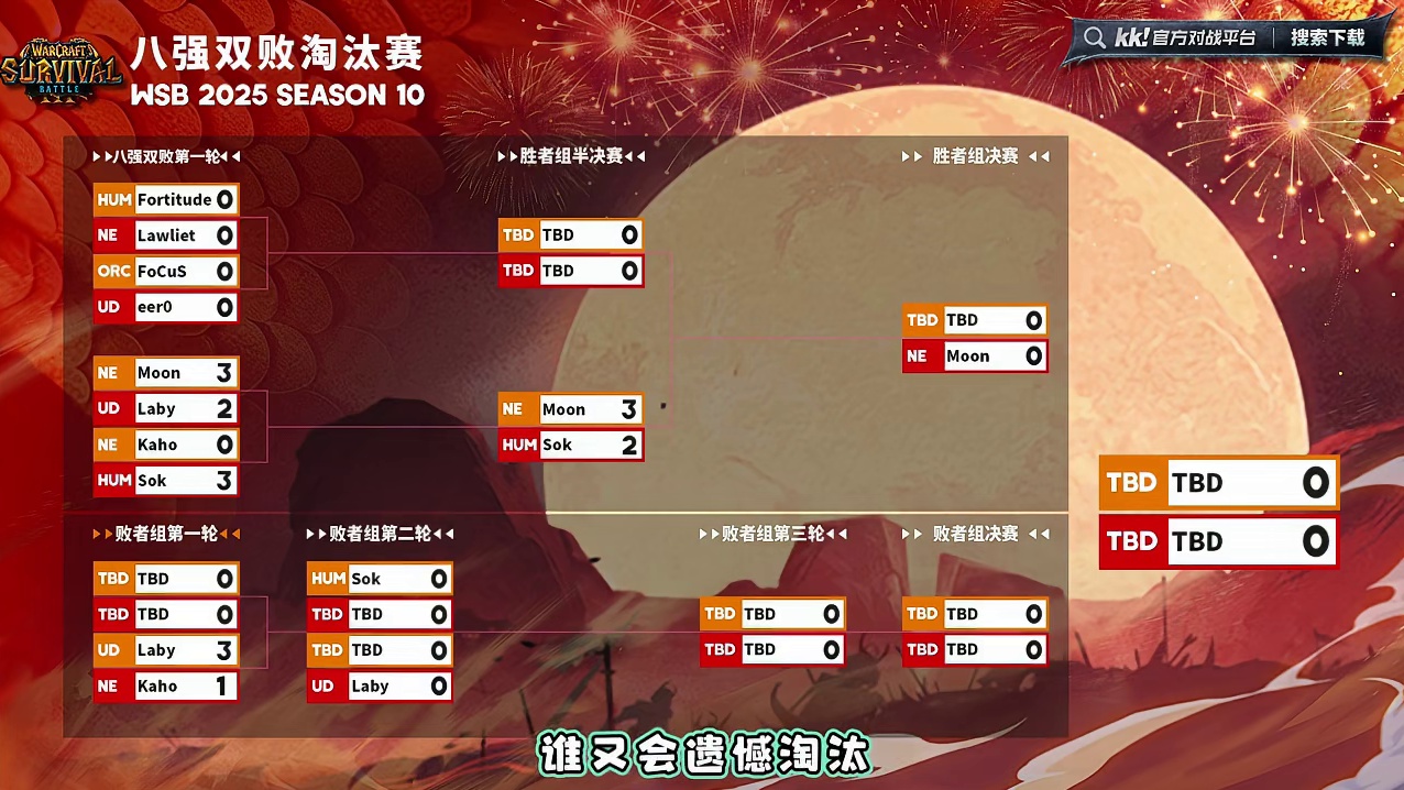 浪漫，Lawliet，FoCuS，eer0登场！ 11月7日19点直播韩国WSB魔兽争霸生存赛202