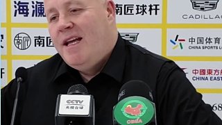 人老，實話不多！希金斯決賽前再放煙霧彈，稱自己走位不好！