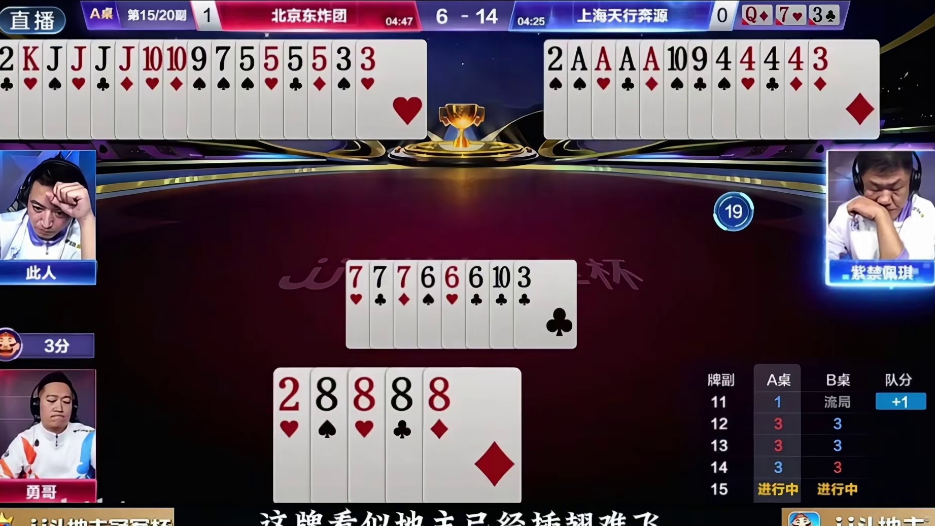 这牌地主赢三炸你信吗？