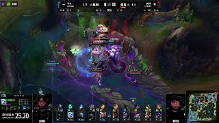 【第三局】KT再次大龍逼團(tuán)，Bdd一推二擊殺T1野輔，KT拿下大龍