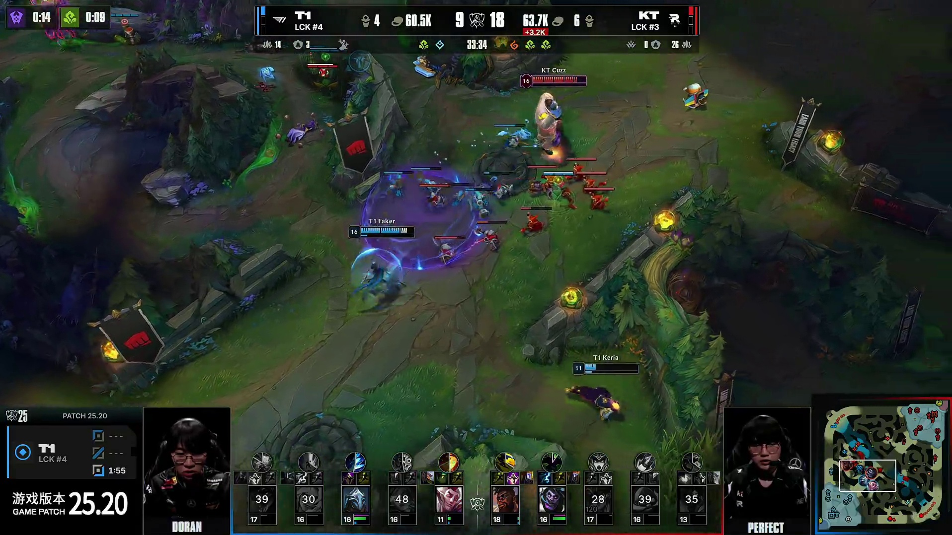 【第三局】Cuzz无敌蒙多主宰战场，KT和T1打出3换3