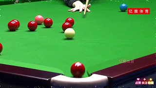 吳宜澤25年國錦賽打瘋了。希金斯無法還手