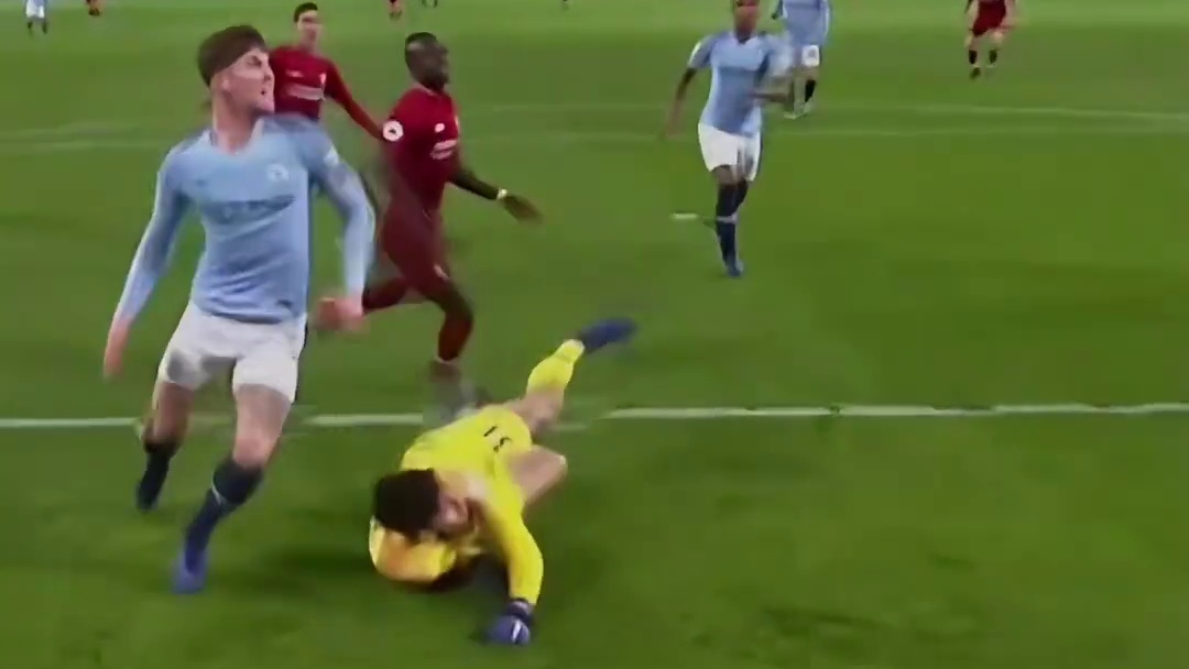 力挽狂澜！还记得斯通斯的毫米级门线极限救险解围吗？#足球