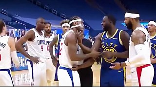 萊昂納德太大度了，面對追夢格林傷人動作，萊昂納德還是原諒了他#籃球