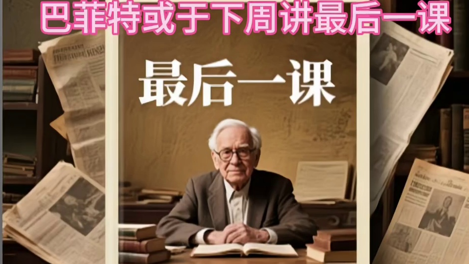 《路上听财经》巴菲特或于下周讲最后一课