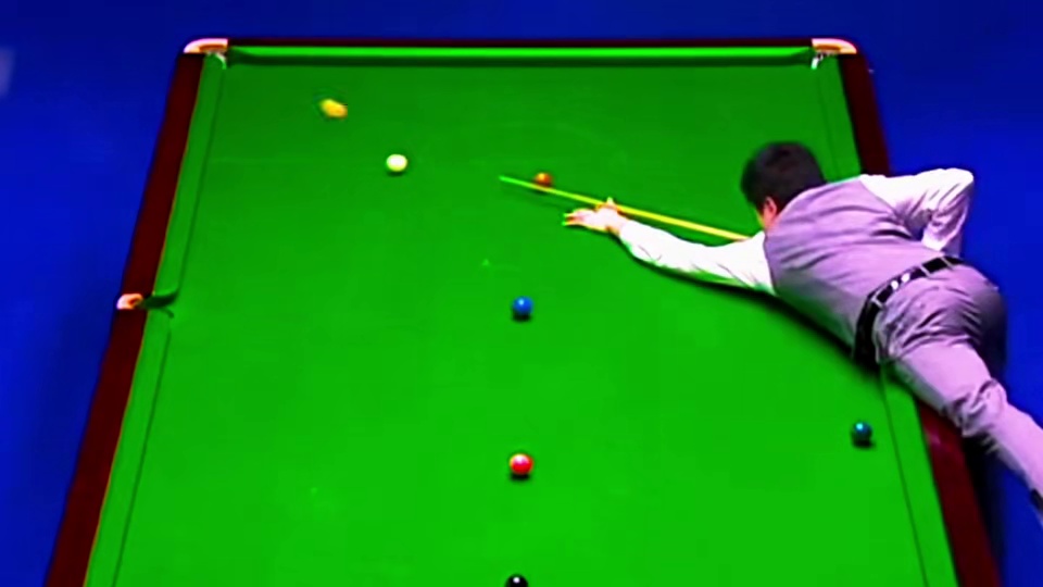 丁俊晖被超11分也不放弃逆转