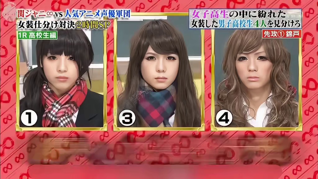 如果在一群妹子里面隐藏几个小伙，你能认出来吗。