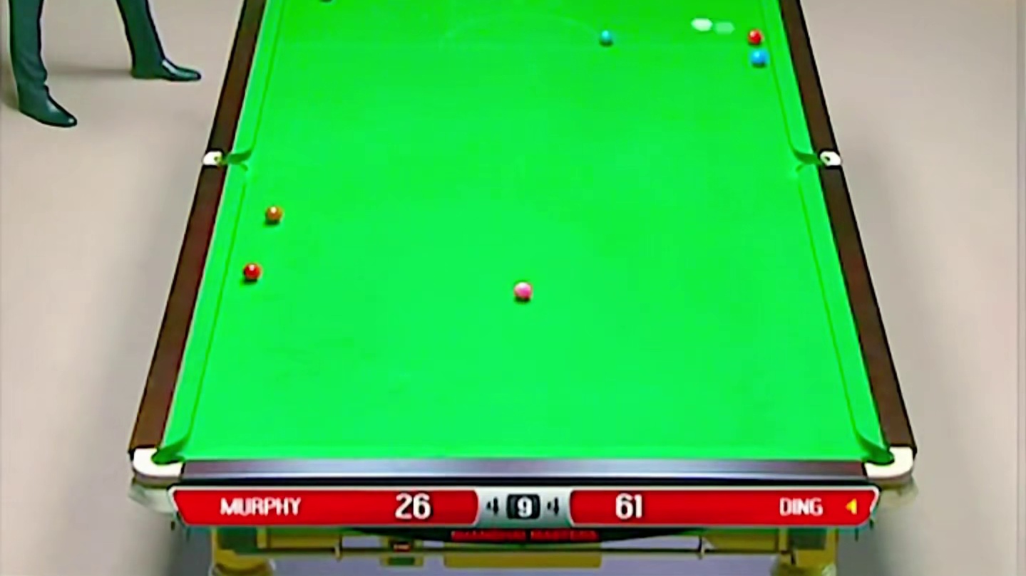 墨菲欲强攻却遭丁俊晖压制，瞬间认怂