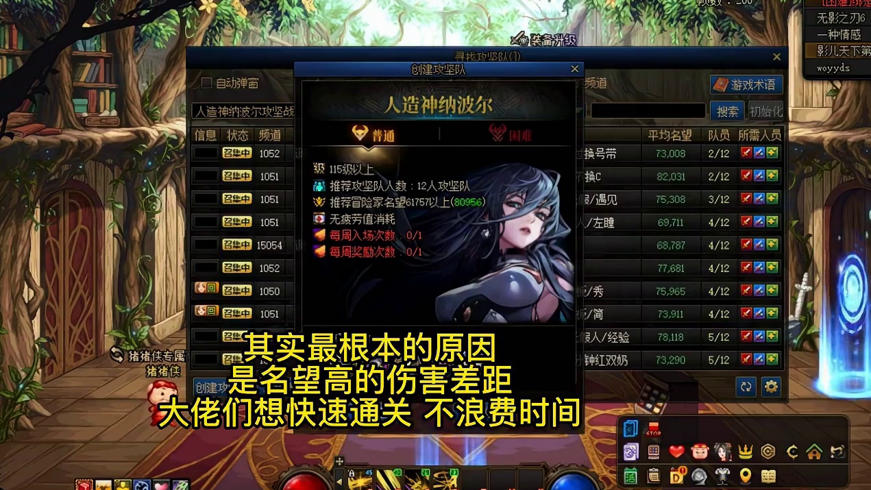 dnf为什么打团名望，要求越来越高