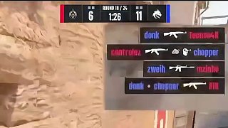 donk主動(dòng)出擊四殺蒙古！