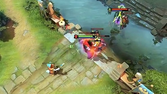 套路中单斧王暴揍冥界亚龙