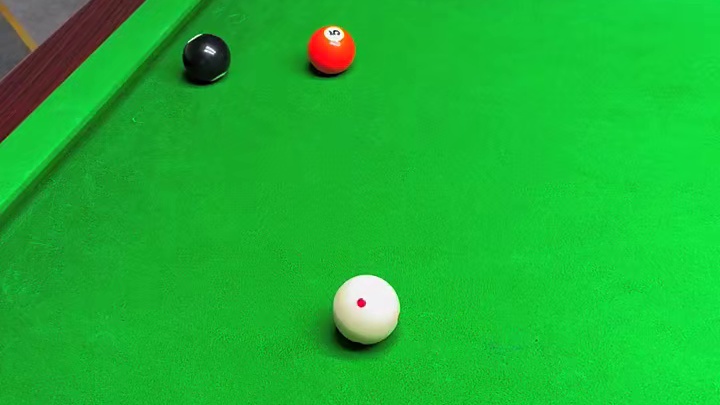 遇到这种球，你如何叫位黑8