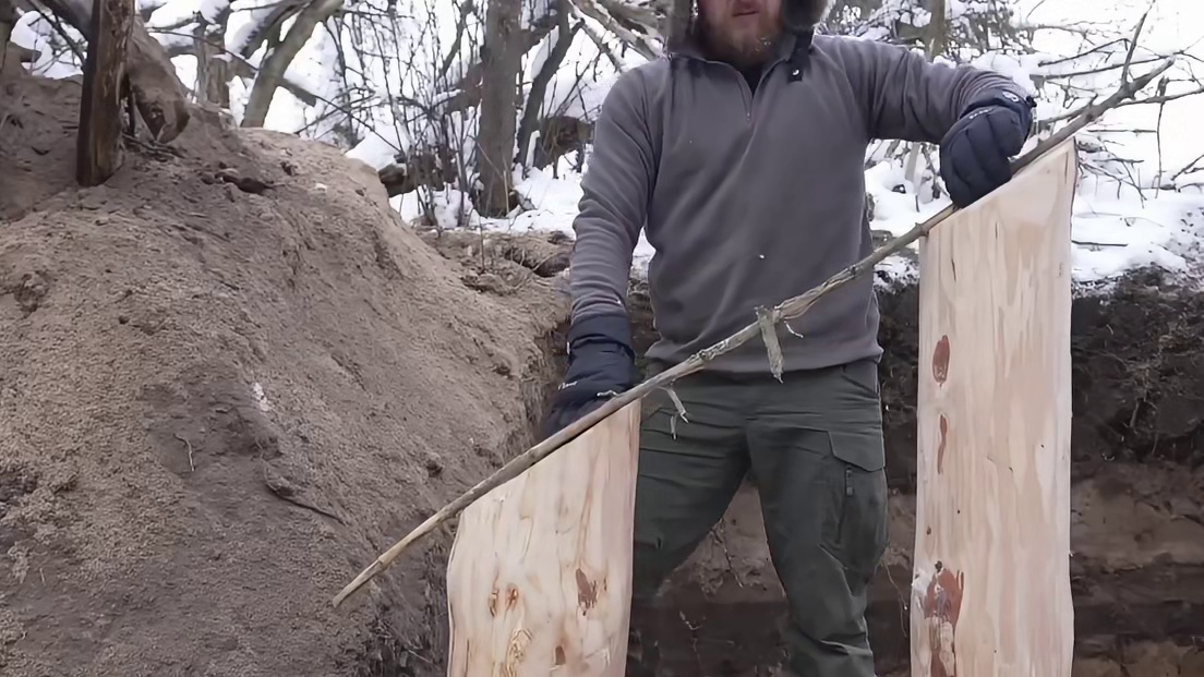 如果你在睡前刷到这条雪地建造视频，那祝你一觉睡到自然醒~ (1)
