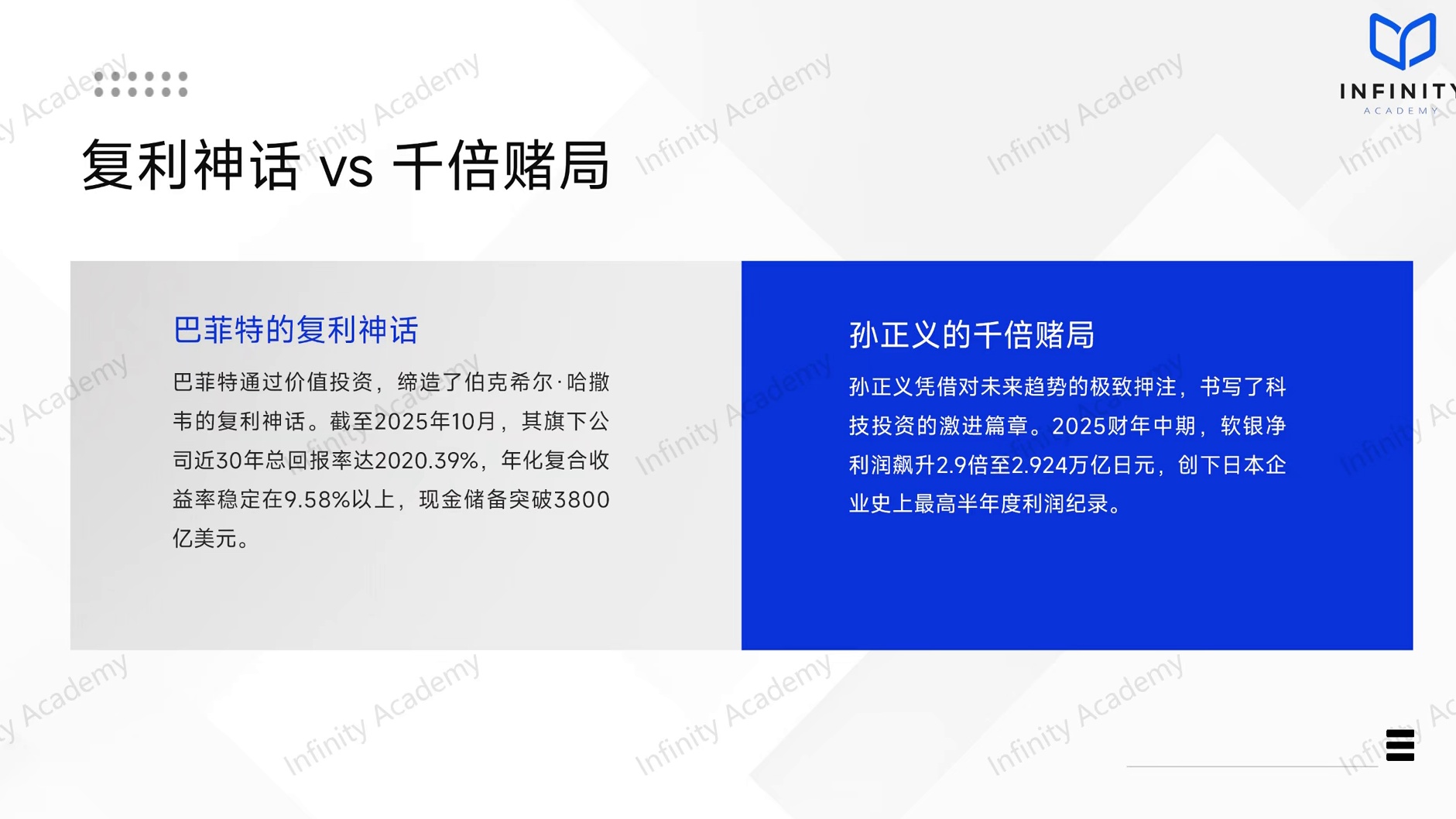 孙正义vs巴菲特：豪赌科技or坚守价值？