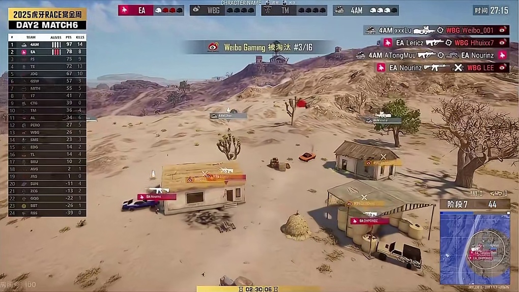 4am单局16淘汰拿下58分，收下5千位列第一！