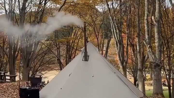 温度下降，炉子升起