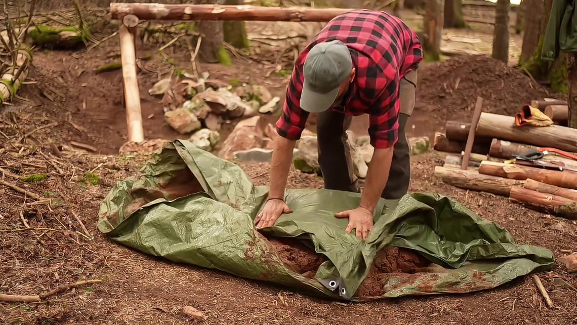 第1集：流浪在野外的男人，用枯木和石头给自己搭建了舒适的小屋