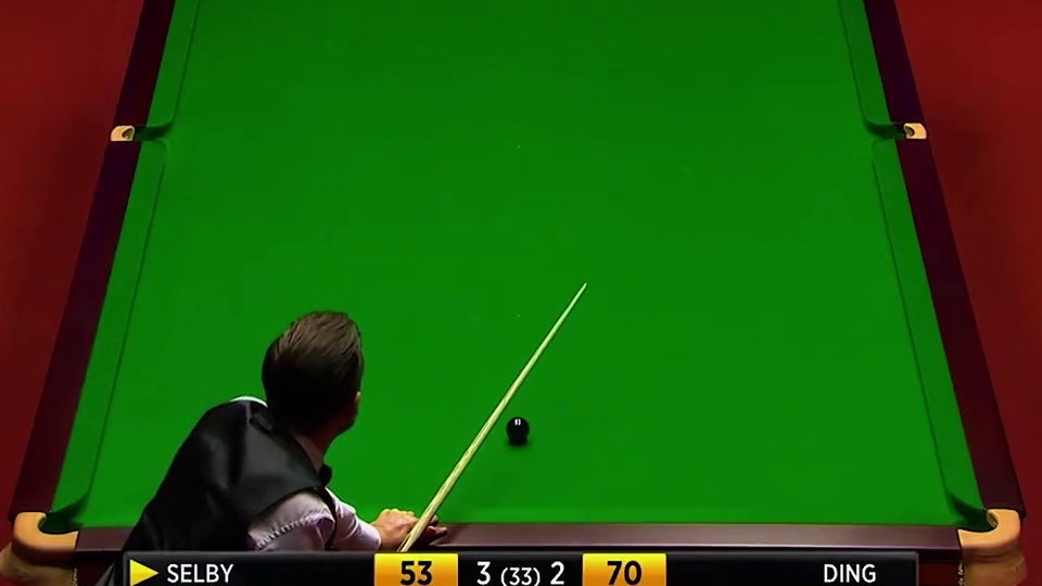 凶狠的复仇现场第3集：丁俊晖连杆斯诺克下死手，塞尔比被迫摔杆离场