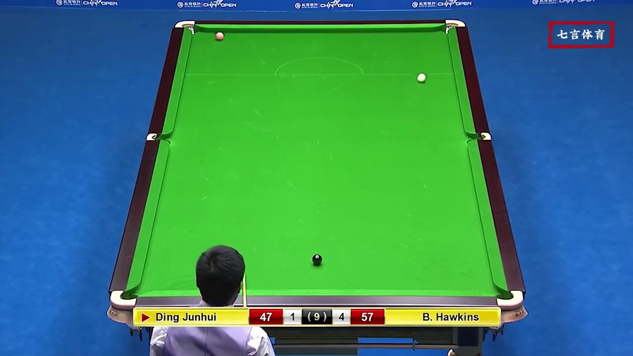 丁俊晖命悬一线绝处逢生，极限叫黑一锤定音，控球大师名不虚传