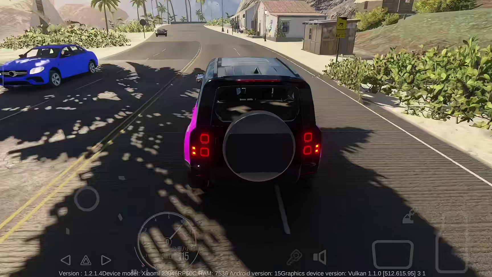 二代停车场居然撞树可以把人弹飞？